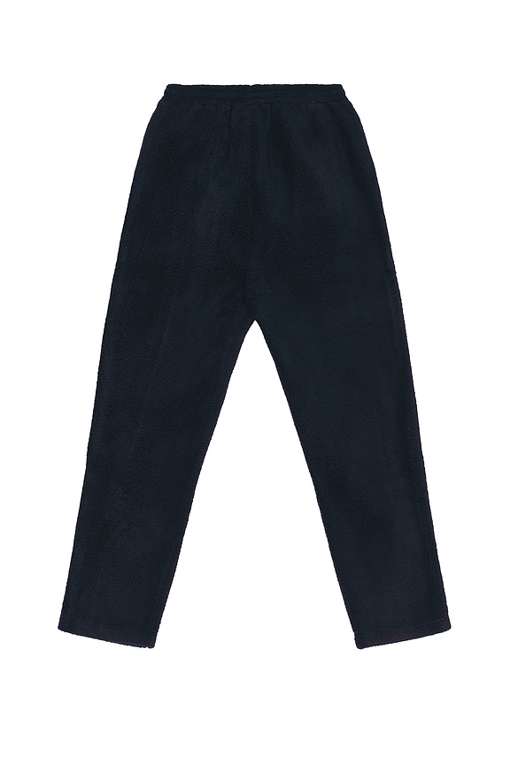 view 2 of 5 Reverse Fleece Grid Straight Joggers in Navy