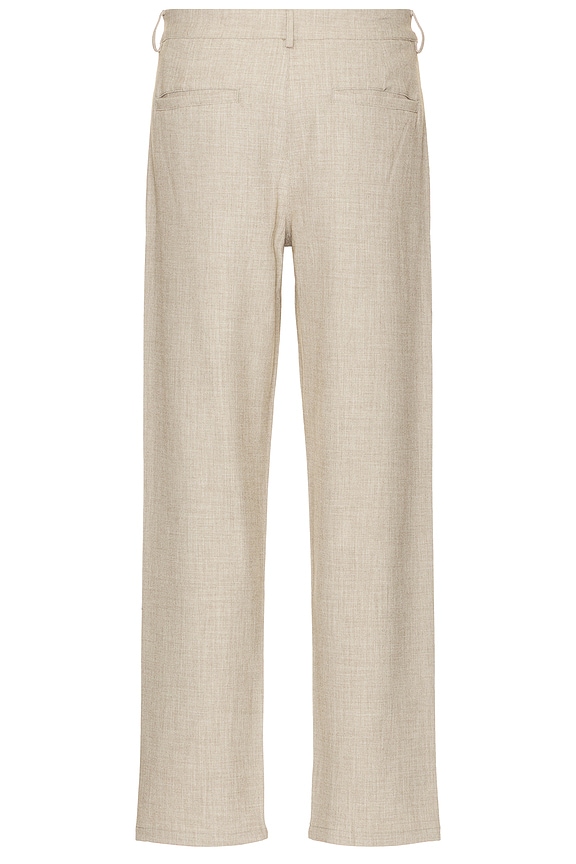 view 2 of 4 Tapered Double Pleat Trouser in Stone
