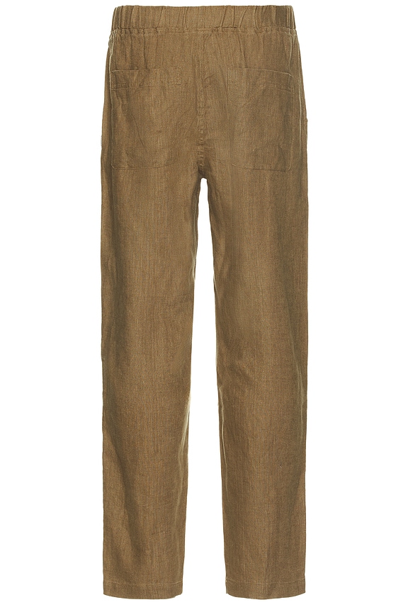 view 2 of 4 Relaxed Heavy Linen Trousers in Army