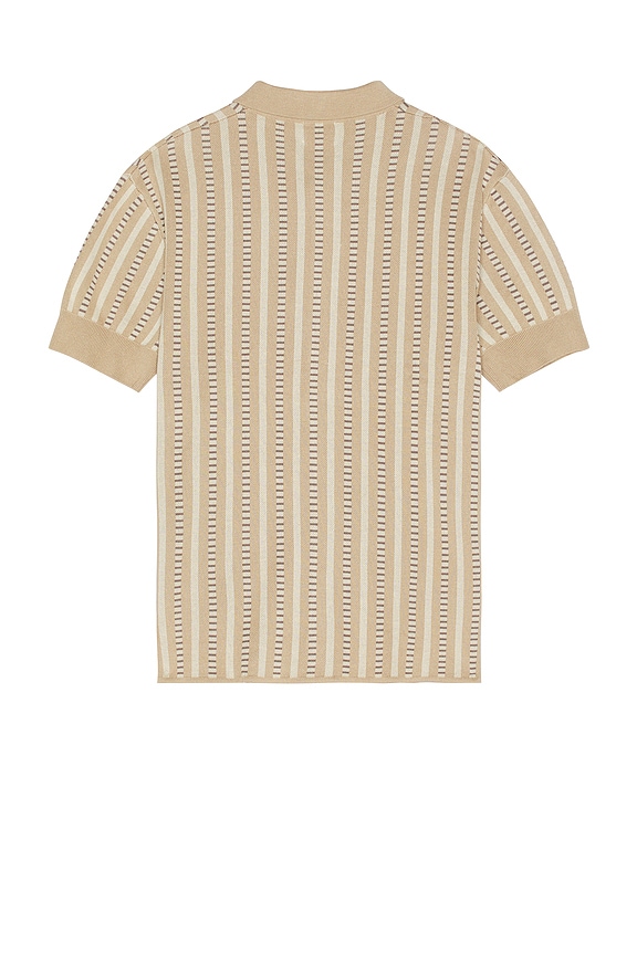 view 2 of 4 Agatha Knit Polo in Tan