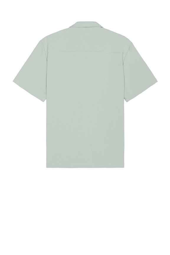 view 2 of 3 Heavy Cuban Textured Shirt in Brook Green