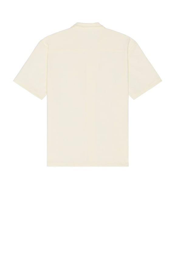 view 2 of 3 Heavy Cuban Textured Shirt in Light Cream
