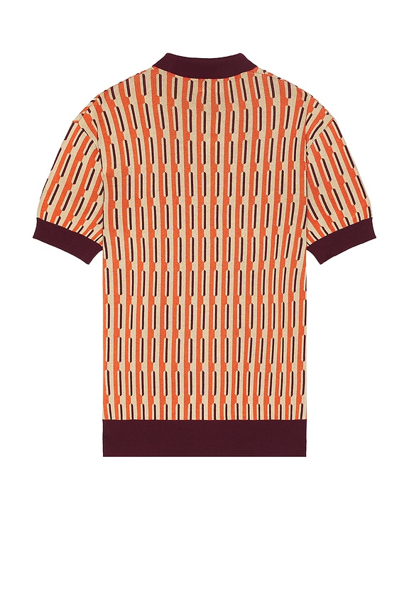 view 2 of 4 Jordi Knit Polo in Orange