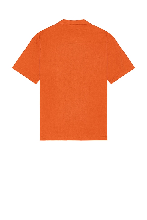 view 2 of 3 Oversized Textured Shirt in Orange