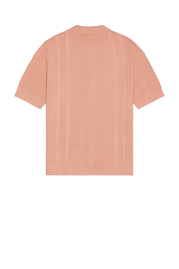 view 2 of 4 Stanley Knit Waffle Shirt in Rose Pink