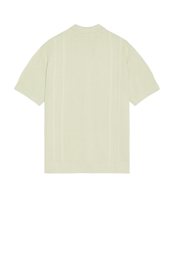 view 2 of 4 Stanley Knit Waffle Shirt in Sage Green