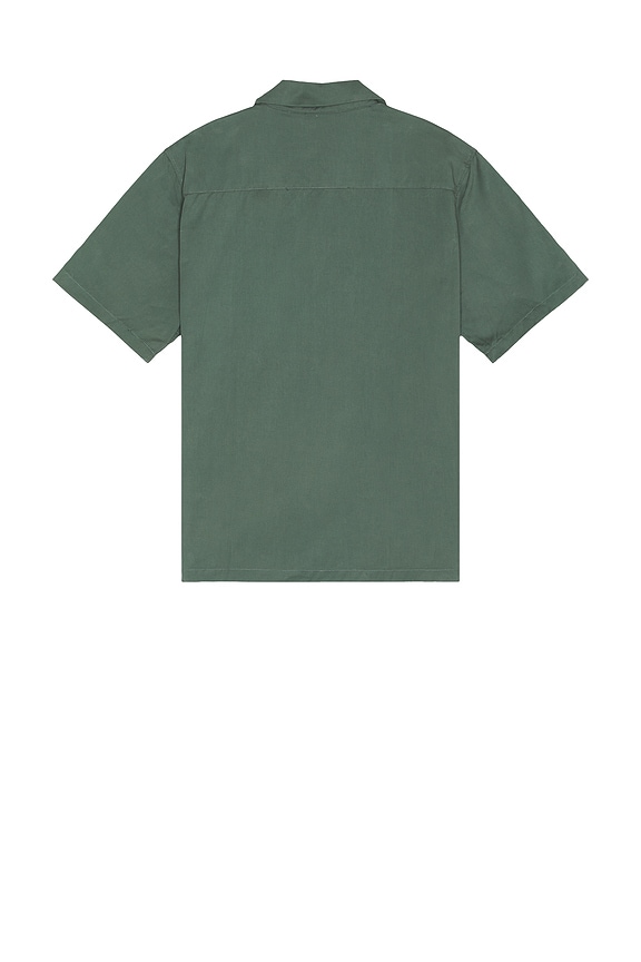 view 2 of 4 Floral Embroidery Shirt in Green