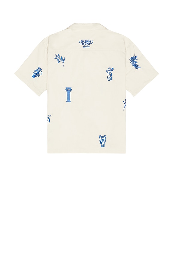 view 2 of 5 Grecian Embroidery Shirt in Ecru