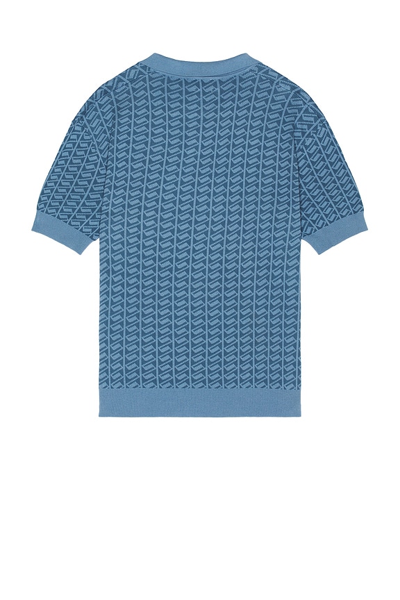view 2 of 5 Harris Knit Polo in Blue Ocean
