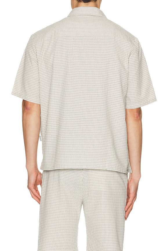 view 2 of 5 Gingham Cropped Shirt in Ecru