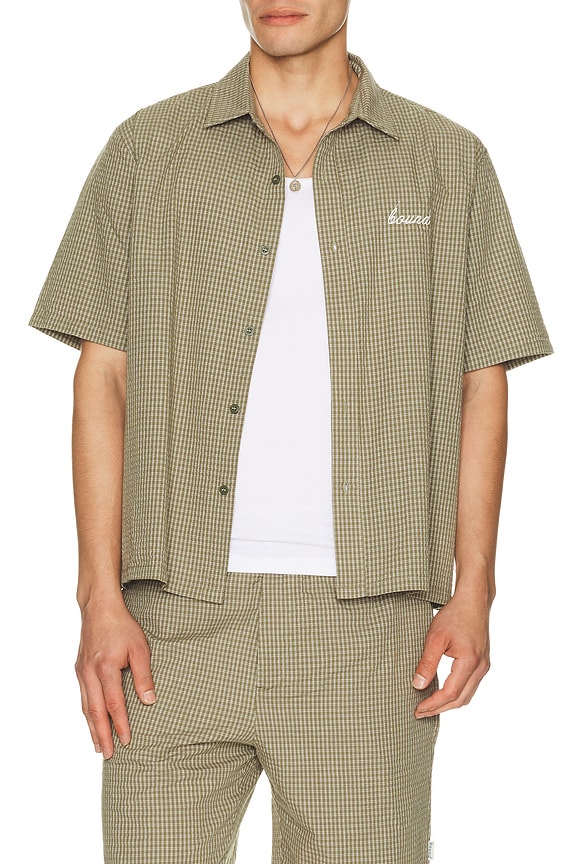 view 1 of 5 GINGHAM 셔츠 in Olive