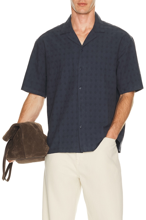 view 1 of 5 CHEMISE RIBEIRA in Navy