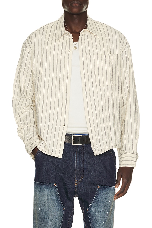 view 1 of 5 CAMISA PORTO in Cream