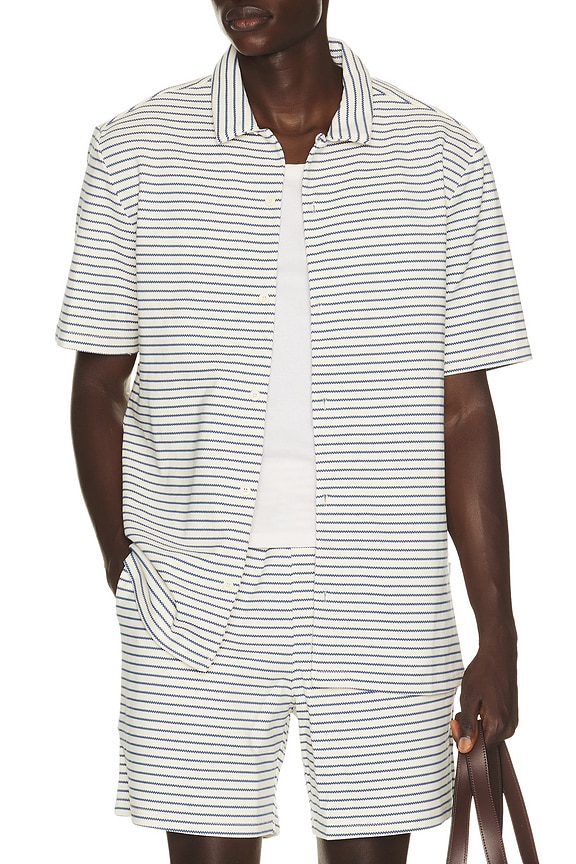 view 1 of 5 CAMISA STRIPE in Ocean