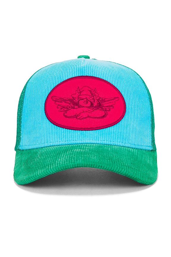 view 2 of 3 MADE IN HEAVEN BUT TRUCKER 모자 in Green