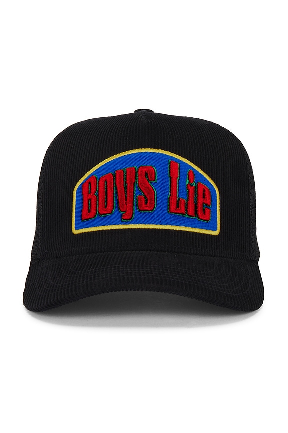 view 2 of 3 LEAVE THEM ON READ TRUCKER 모자 in Black