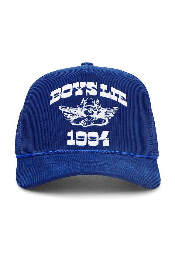 view 2 of 3 Dirty Thirty Trucker Hat in Blue