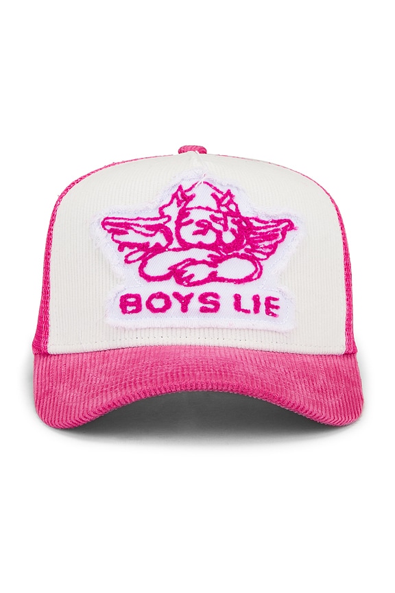 view 2 of 3 Aura Trucker Hat in Pink
