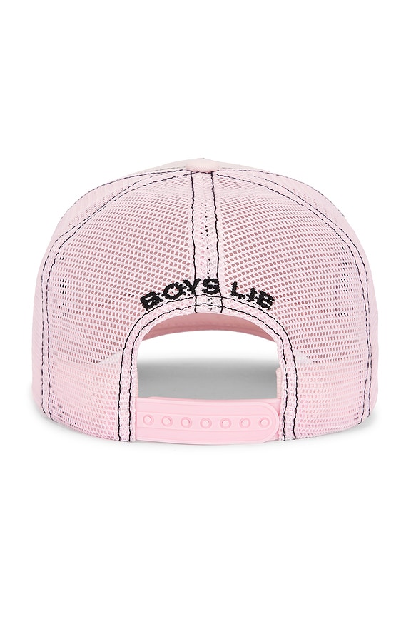 view 2 of 2 Miss Mayhem Trucker in Pale Pink