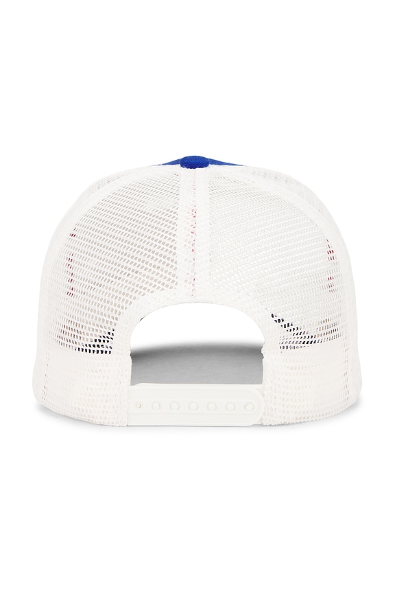 view 2 of 3 Varsity Trucker Hat in Blue
