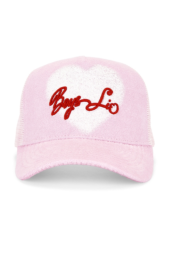 view 1 of 3 Be Mine Trucker Hat in Pink