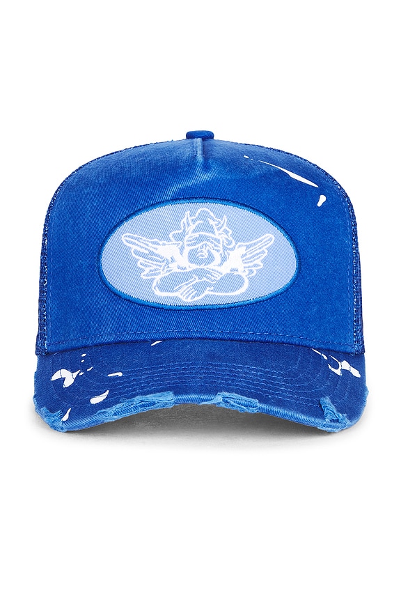 view 1 of 2 Royal B Trucker Hat in Blue