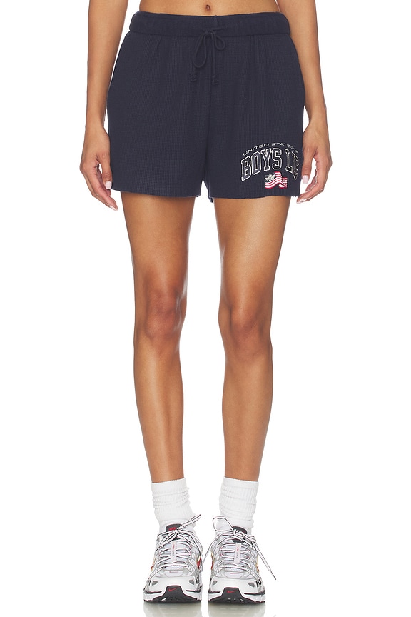 view 1 of 6 United States Of Boys Lie Basic Short in Navy Multi