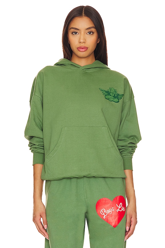 view 2 of 4 SWEAT À CAPUCHE CHARMER in Green