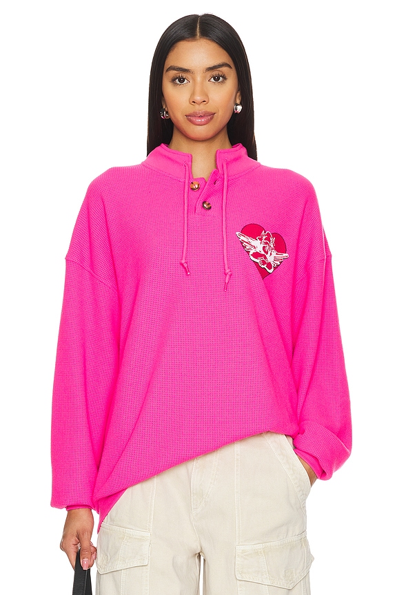 view 2 of 5 TUNISIEN THERMAL GOODBYE AGAIN in Neon Pink