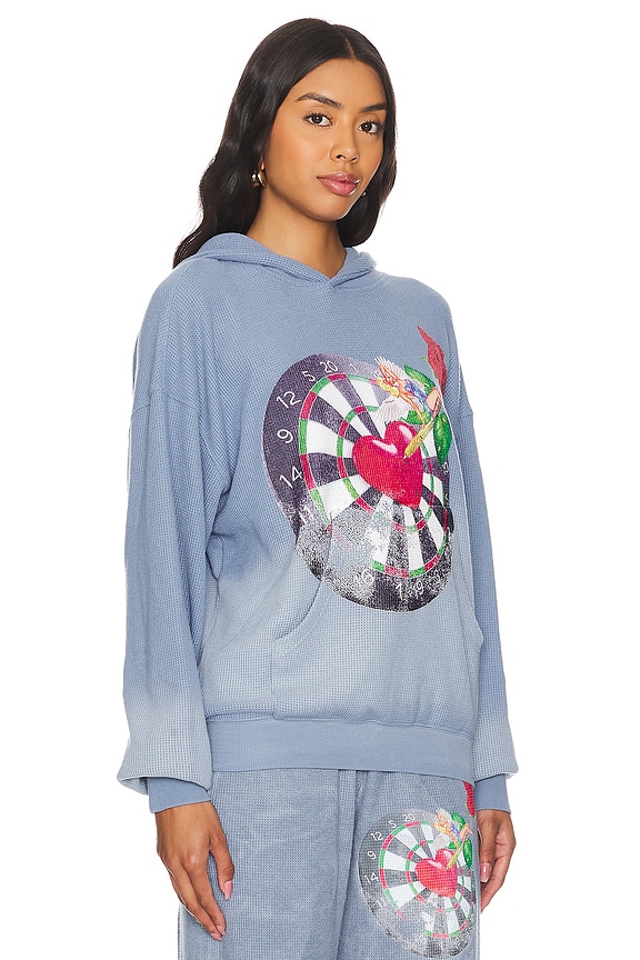 view 2 of 4 Bullseye Racer Hoodie in Blue