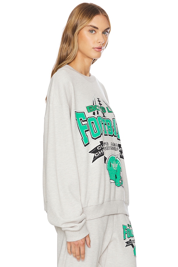 view 2 of 5 SUDADERA CON CUELLO REDONDO KARA DON'T FUMBLE in Heather Ash Grey