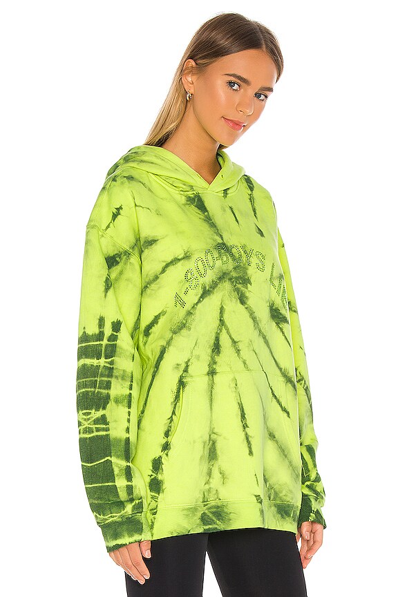 view 2 of 5 1-800 Neon Green Remix Hoodie in Green