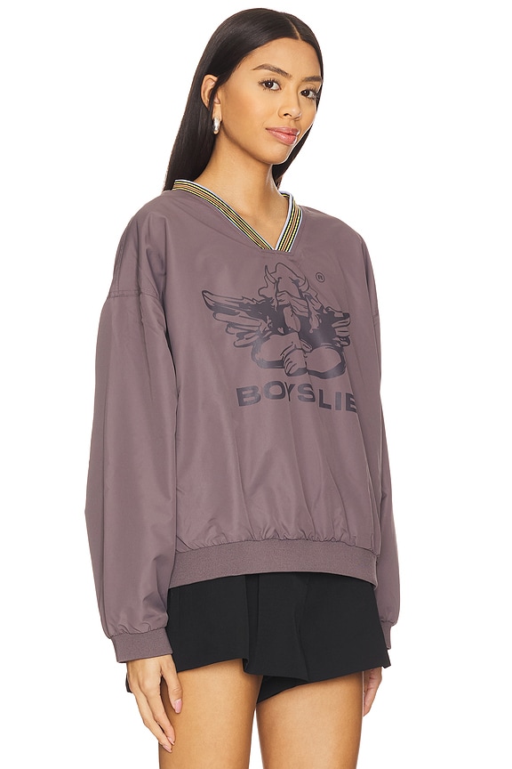 view 2 of 4 Game Night Tiger Crewneck in Brown