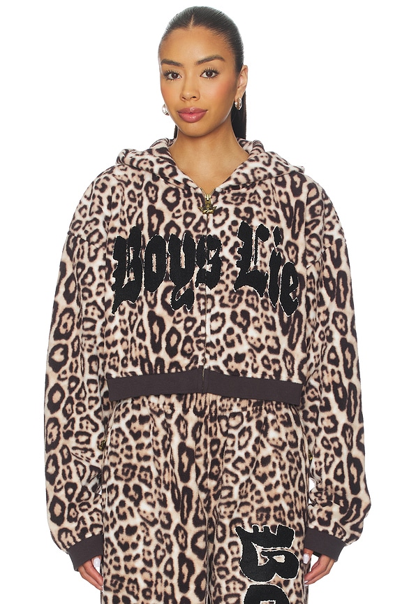 view 2 of 6 No One Likes A Cheetah Alex Hoodie in Multi