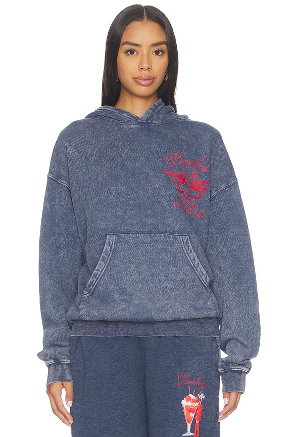 view 2 of 5 X Loverboy Flirty Shirley Racer Hoodie in Navy
