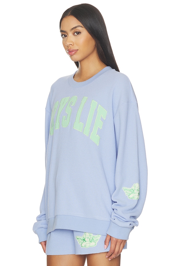 view 2 of 5 Razzle Dazzle V4 Kara Crewneck Sweatshirt in Lilac