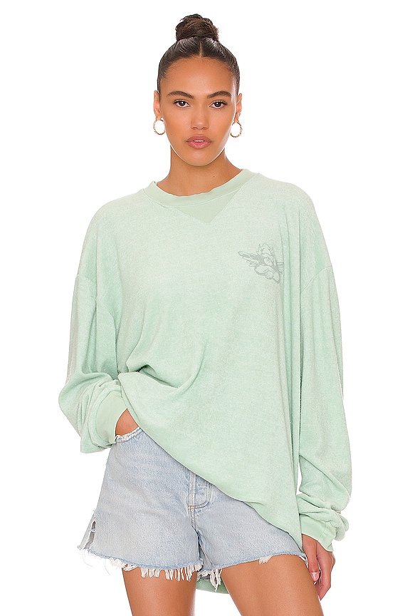 view 2 of 4 Change Of Heart Crewneck in Mint