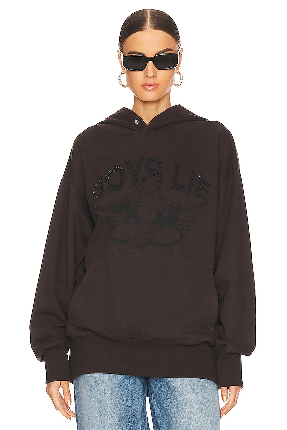 view 2 of 6 SWEAT À CAPUCHE SELF IMPROVEMENT in Brown