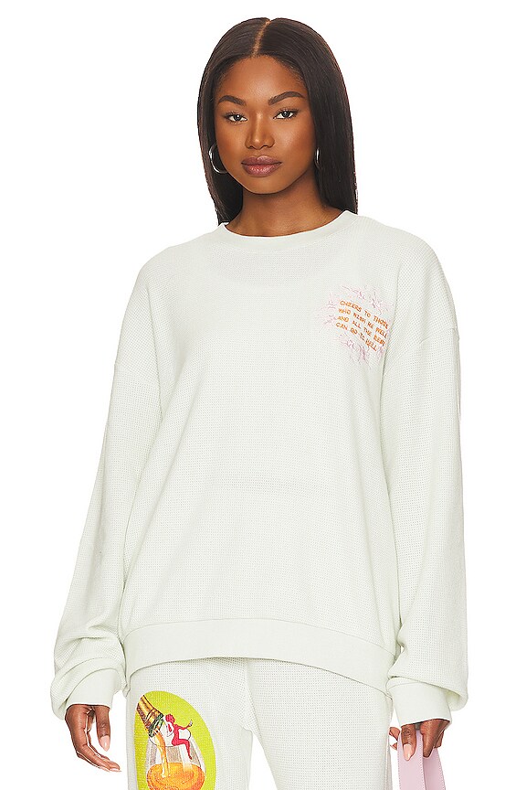 view 2 of 5 On the Rocks Crewneck in Mint