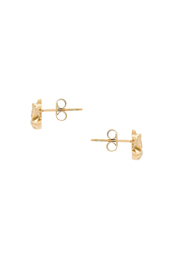 view 2 of 2 PENDIENTES DE TACHUELA in Gold