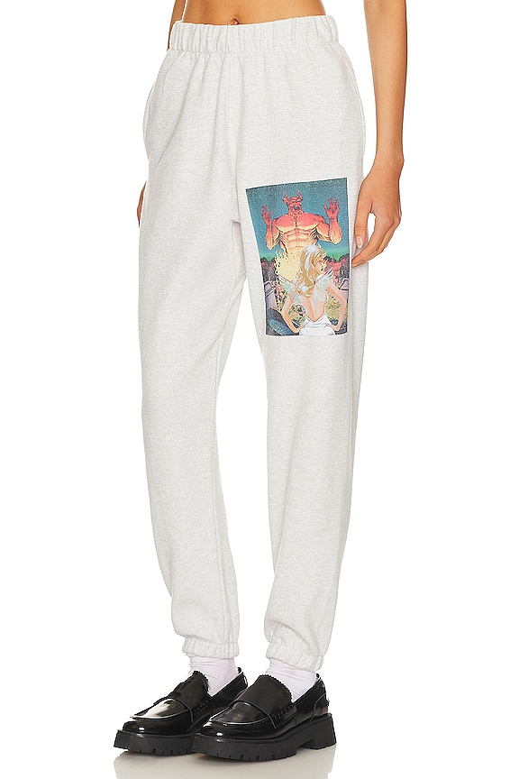 view 2 of 4 Hatchet Cemetery Interlock Sweatpants in Grey