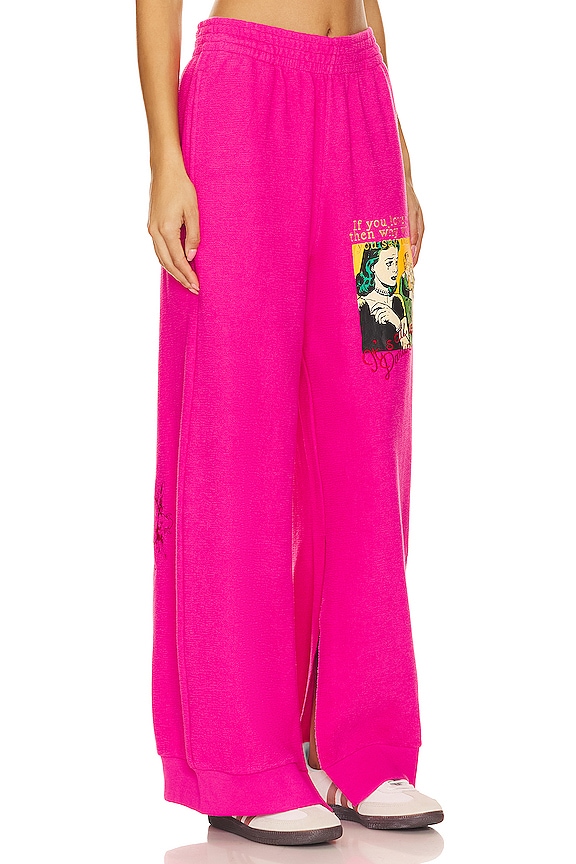 view 2 of 4 PANTALONES DON'T SAY IT DARLING in Pink