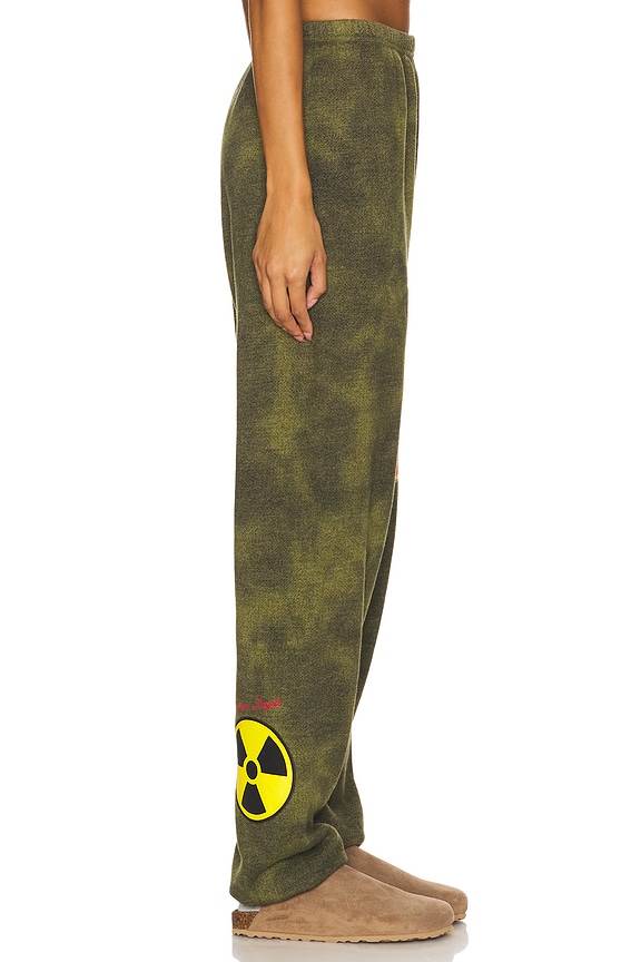 view 2 of 6 PANTALON SWEAT DON'T TEST ME TERRY NATURAL KIMMY in Green