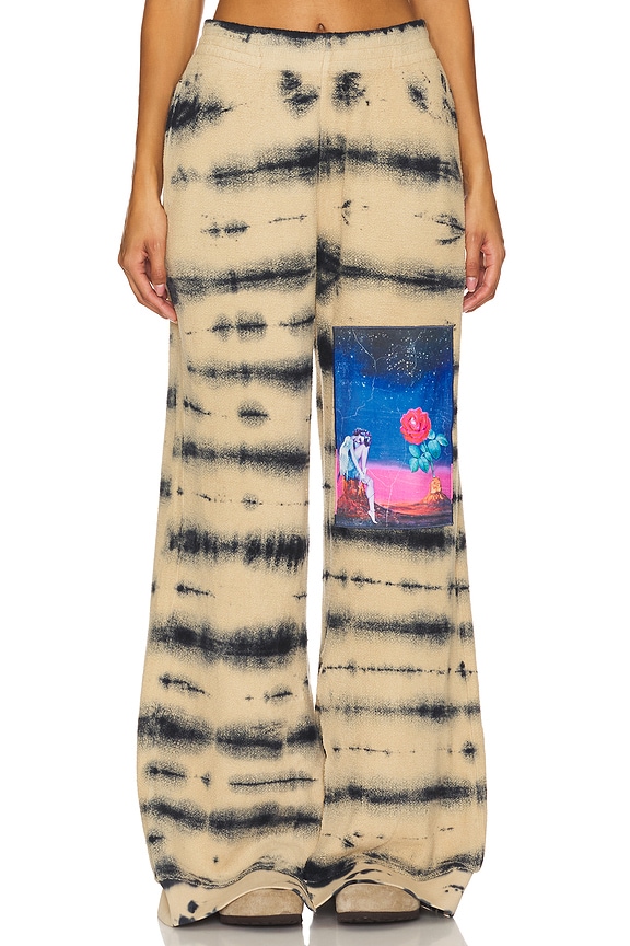 view 2 of 7 PANTALÓN DE COLOR NATURAL DESERT OASIS TERRY in Sand