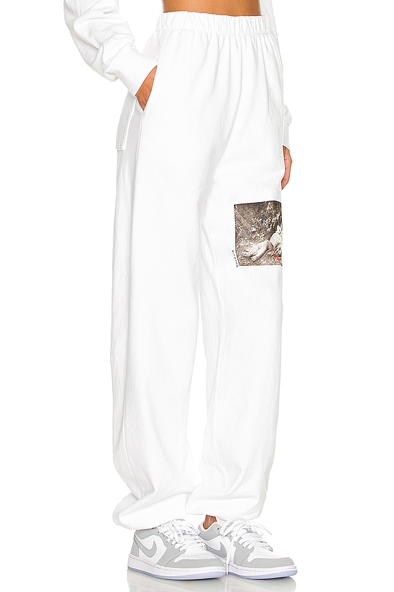 view 2 of 5 Stupid Cupid Sweatpants in White