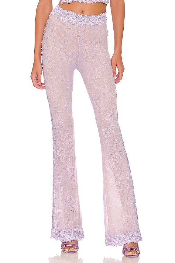 view 1 of 5 PANTALON LACE in Purple