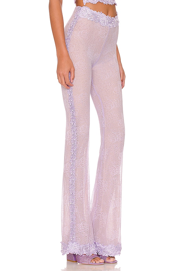 view 2 of 5 PANTALON LACE in Purple