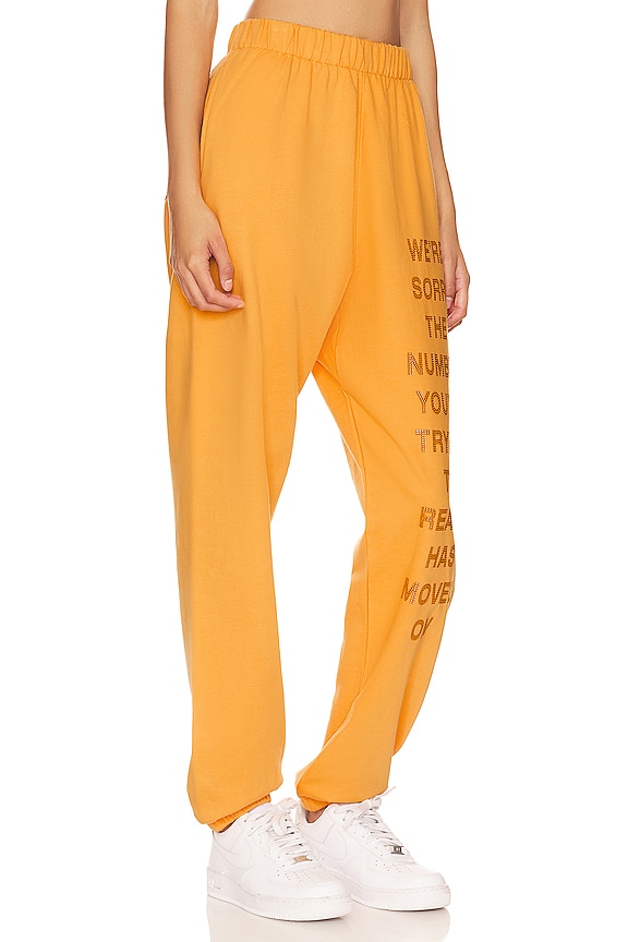 view 2 of 6 1-800 REMIX スウェットパンツ in Orange