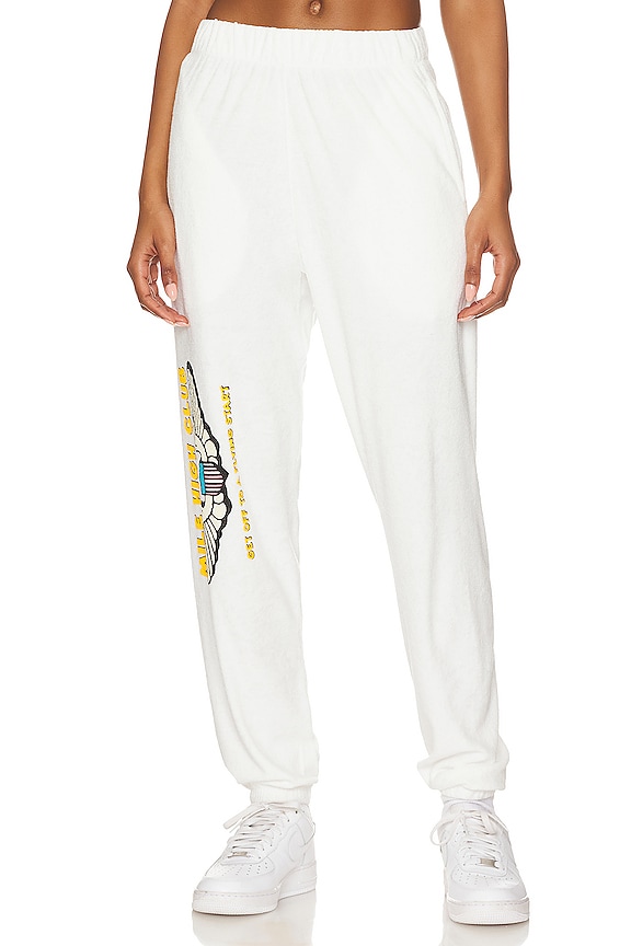 Boys Lie Spread Your Wings Sweatpants in Ivory REVOLVE