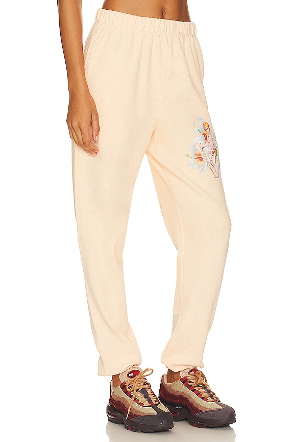 view 2 of 6 PANTALON SWEAT I AM NOT WHERE YOU LEFT ME in Peach